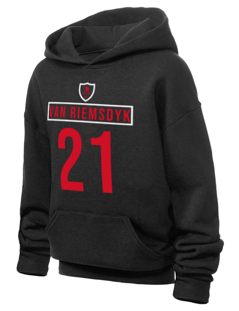 Away Jersey James Riemsdyk Youth Hooded Sweatshirt | Swagsta