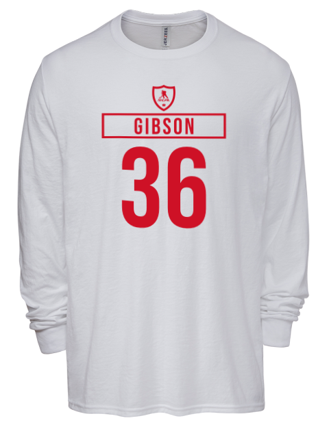 Home Jersey John Gibson Men's Premium Blend Long Sleeve-T-Shirt | Swagsta