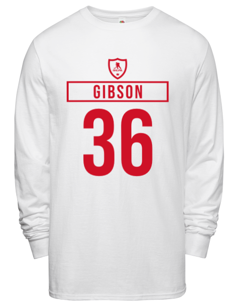 Home Jersey John Gibson Men's Long-Sleeve T-Shirt | Swagsta