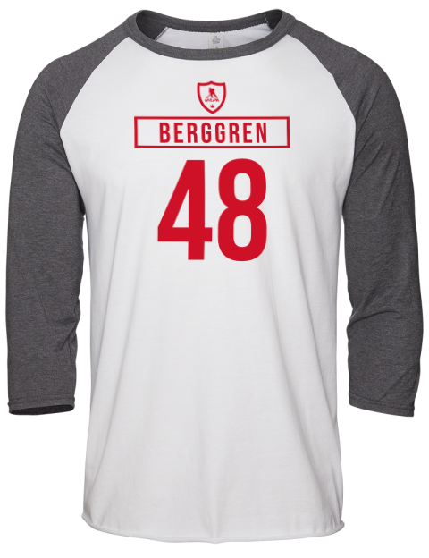 Home Jersey Jonatan Berggren Unisex Premium Three-Quarter Raglan T-Shirt | Swagsta