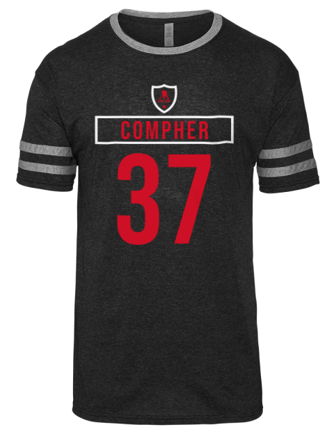 Away Jersey JT Compher Men's Tri-Blend T-Shirt | Swagsta