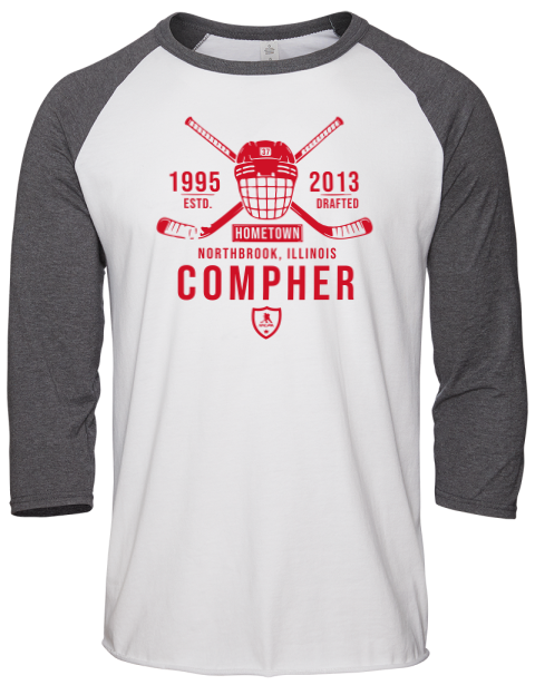 Classic Heritage JT Compher Unisex Premium Three-Quarter Raglan T-Shirt | Swagsta
