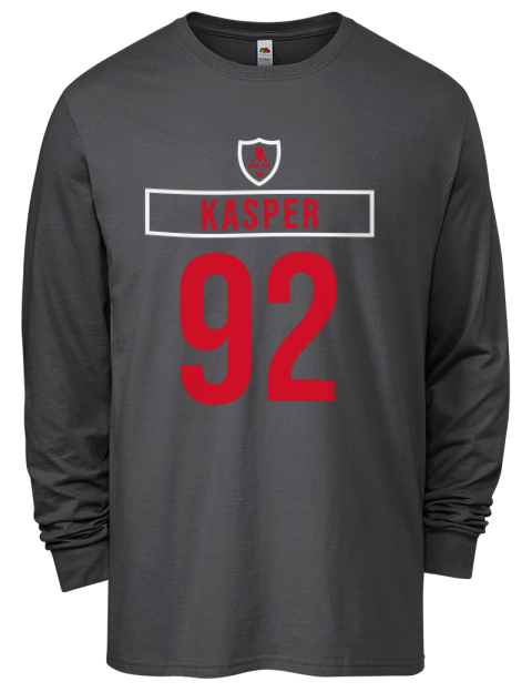 Away Jersey Marco Kasper Men's Long-Sleeve T-Shirt | Swagsta