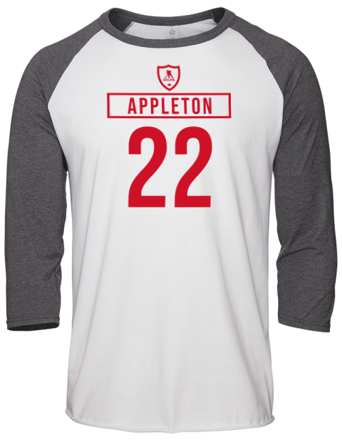 Home Jersey Mason Appleton Unisex Premium Three-Quarter Raglan T-Shirt | Swagsta