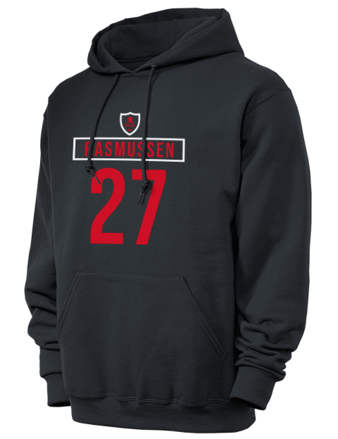 Away Jersey Michael Rasmussen Unisex Hooded Sweatshirt | Swagsta