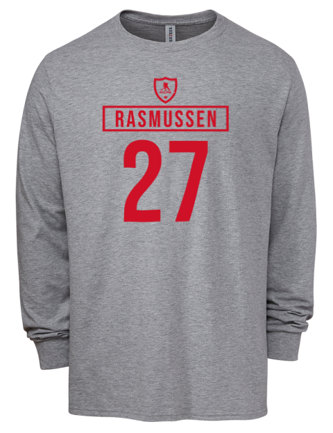 Home Jersey Michael Rasmussen Men's Premium Blend Long Sleeve-T-Shirt | Swagsta