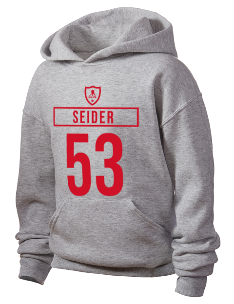 Home Jersey Moritz Seider Youth Hooded Sweatshirt | Swagsta