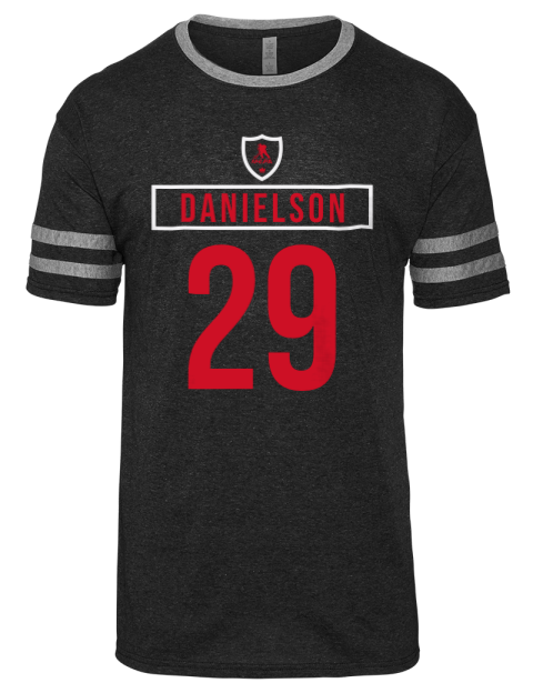 Away Jersey Nate Danielson Men's Tri-Blend T-Shirt | Swagsta