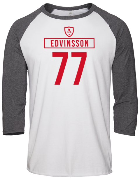 Home Jersey Simon Edvinsson Unisex Premium Three-Quarter Raglan T-Shirt | Swagsta