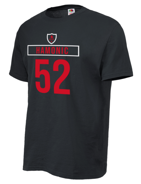 Away Jersey Travis Hamonic Unisex T-Shirt | Swagsta
