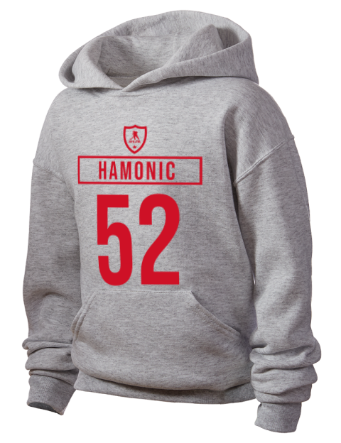 Home Jersey Travis Hamonic Youth Hooded Sweatshirt | Swagsta