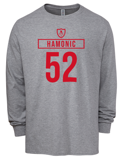Home Jersey Travis Hamonic Men's Premium Blend Long Sleeve-T-Shirt | Swagsta