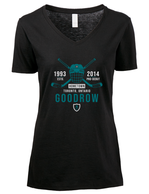Heritage Barclay Goodrow Premium Ladies V-Neck T-Shirt | Swagsta