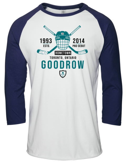 Classic Heritage Barclay Goodrow Unisex Premium Three-Quarter Raglan T-Shirt | Swagsta