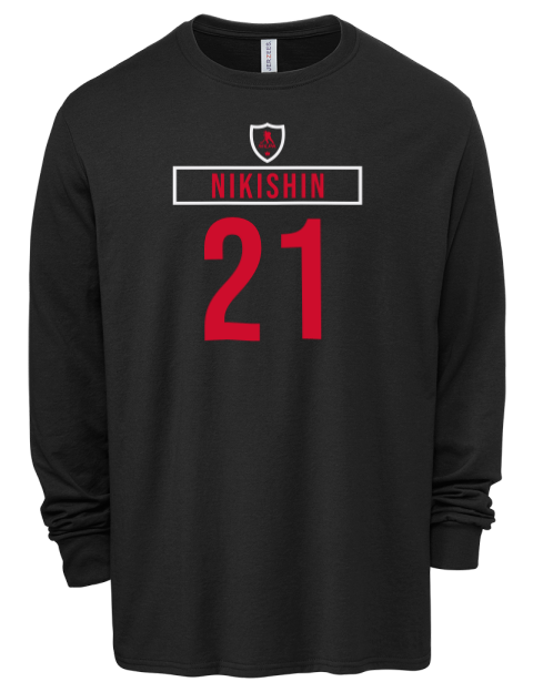 Home Jersey Alexander Nikishin Men's Premium Blend Long Sleeve-T-Shirt | Swagsta