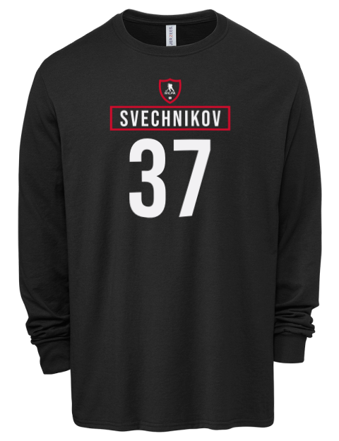Away Jersey Andrei Svechnikov Men's Premium Blend Long Sleeve-T-Shirt | Swagsta