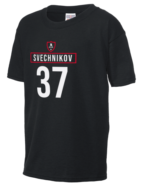 Away Jersey Andrei Svechnikov Youth T-Shirt | Swagsta