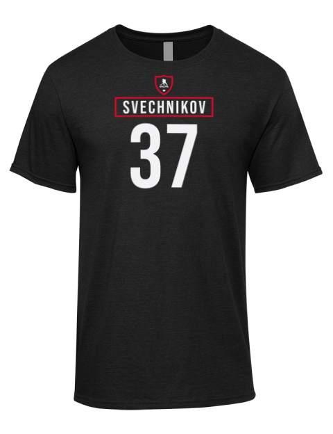 Away Jersey Andrei Svechnikov Premium Ring-Spun Cotton Unisex T-Shirt | Swagsta