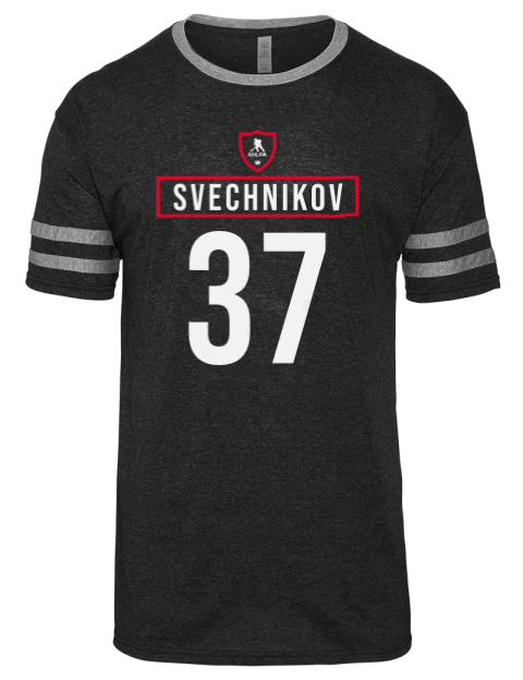 Away Jersey Andrei Svechnikov Men's Tri-Blend T-Shirt | Swagsta
