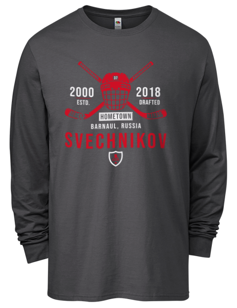 Heritage Andrei Svechnikov Men's Long-Sleeve T-Shirt | Swagsta