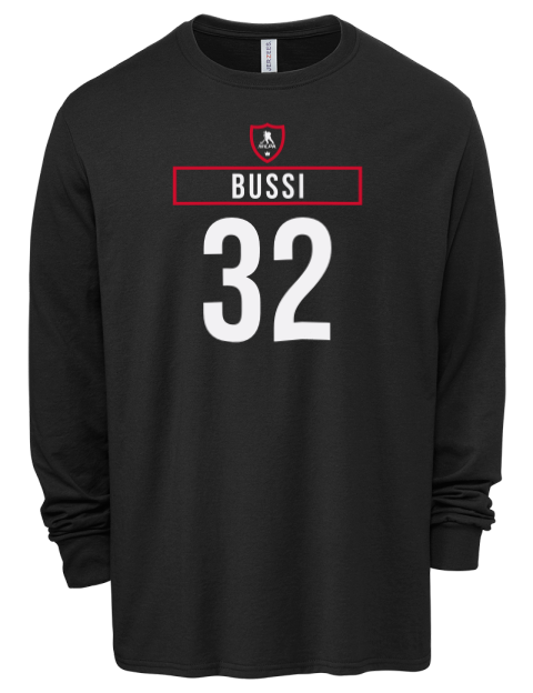 Away Jersey Brandon Bussi Men's Premium Blend Long Sleeve-T-Shirt | Swagsta