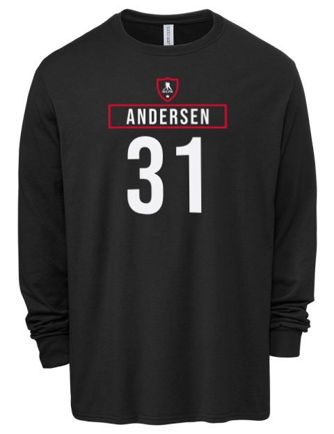 Away Jersey Frederik Andersen Men's Premium Blend Long Sleeve-T-Shirt | Swagsta