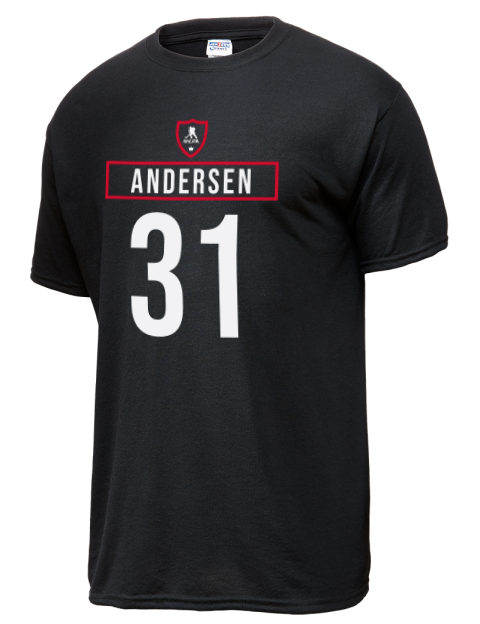 Away Jersey Frederik Andersen Dri-Power Unisex T-Shirt | Swagsta