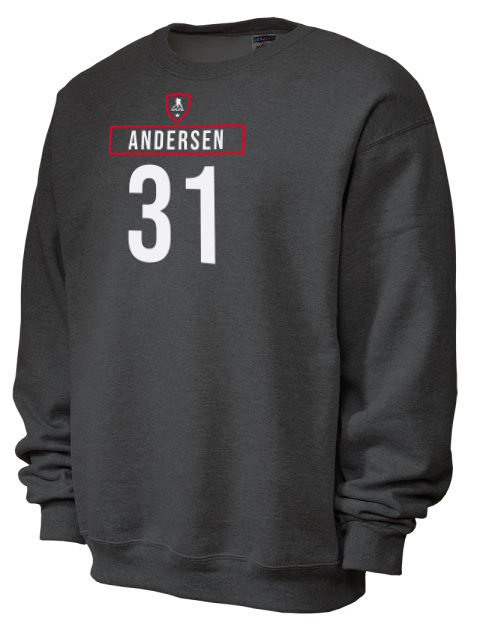 Away Jersey Frederik Andersen Unisex Crewneck Sweatshirt | Swagsta