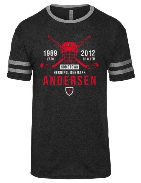 Heritage Frederik Andersen Men's Tri-Blend T-Shirt | Swagsta