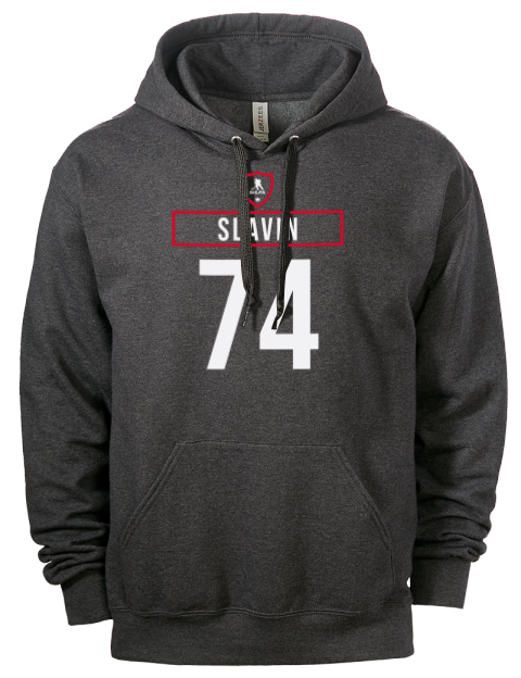 Away Jersey Jaccob Slavin Eco Premium Unisex Hooded Sweatshirt | Swagsta