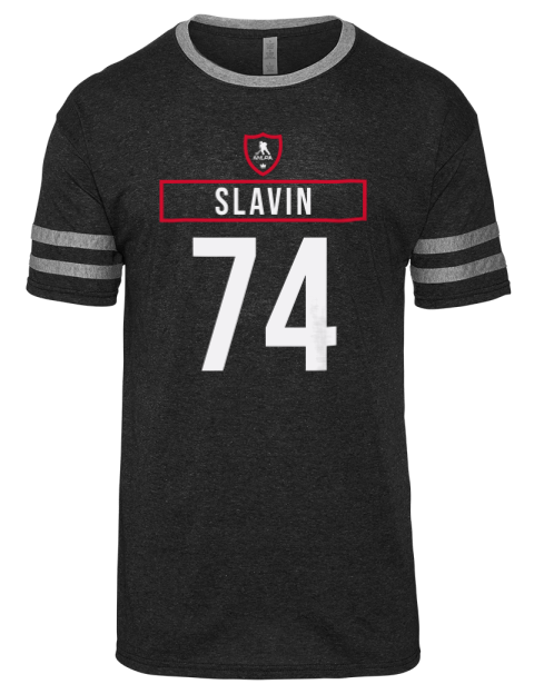Away Jersey Jaccob Slavin Men's Tri-Blend T-Shirt | Swagsta