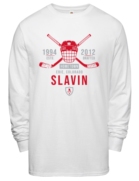 Classic Heritage Jaccob Slavin Men's Long-Sleeve T-Shirt | Swagsta