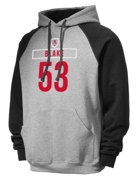 Home Jersey Jackson Blake Colorblock Raglan Hooded Sweatshirt | Swagsta