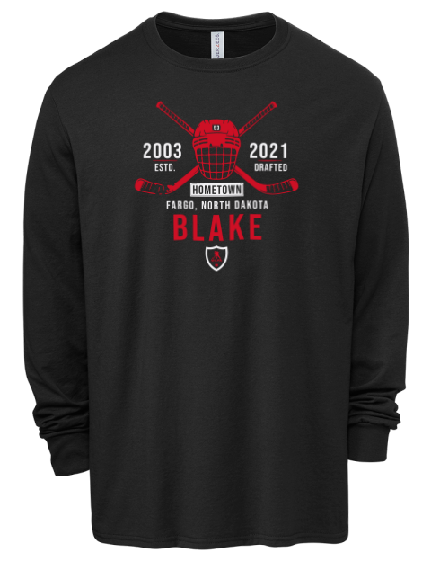 Heritage Jackson Blake Men's Premium Blend Long Sleeve-T-Shirt | Swagsta