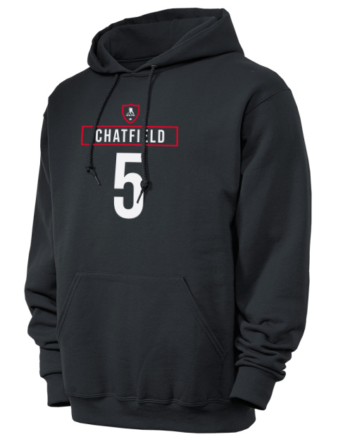Away Jersey Jalen Chatfield Unisex Hooded Sweatshirt | Swagsta