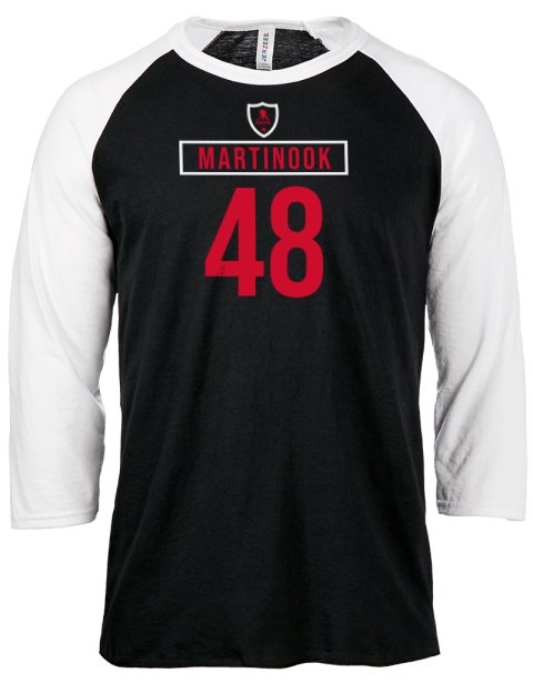 Home Jersey Jordan Martinook Unisex Premium Three-Quarter Raglan T-Shirt | Swagsta