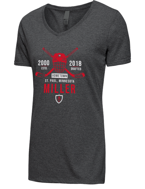 Heritage Kandre Miller Premium Ladies V-Neck T-Shirt | Swagsta