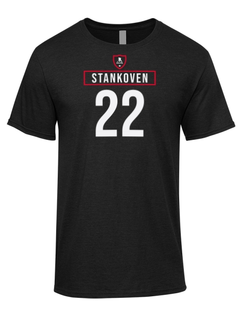 Away Jersey Logan Stankoven Premium Ring-Spun Cotton Unisex T-Shirt | Swagsta