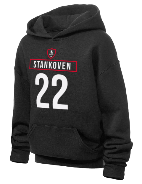 Away Jersey Logan Stankoven Youth Hooded Sweatshirt | Swagsta