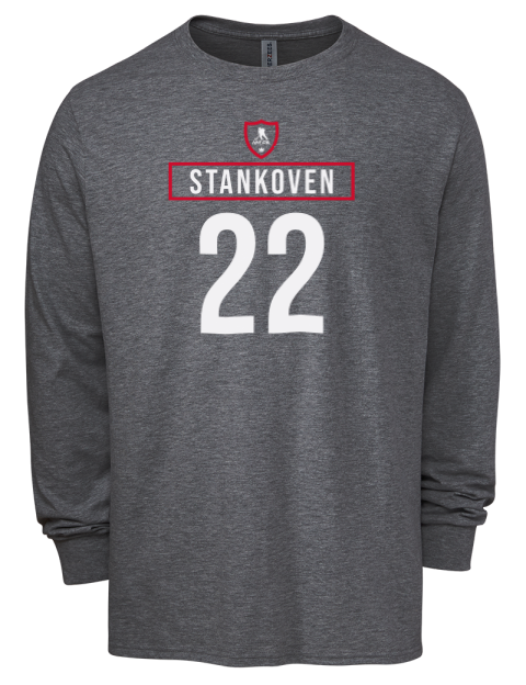 Away Jersey Logan Stankoven Men's Premium Blend Long Sleeve-T-Shirt | Swagsta