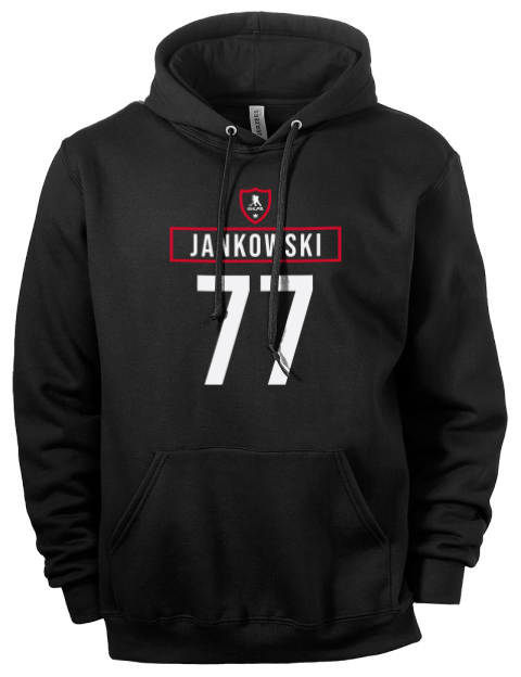 Away Jersey Mark Jankowski Eco Premium Unisex Hooded Sweatshirt | Swagsta