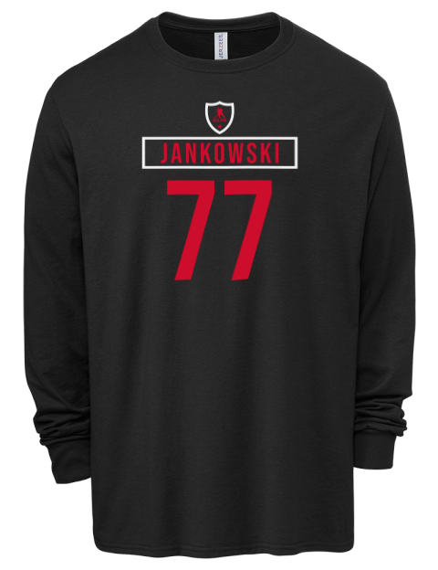 Home Jersey Mark Jankowski Men's Premium Blend Long Sleeve-T-Shirt | Swagsta
