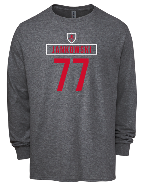 Home Jersey Mark Jankowski Men's Premium Blend Long Sleeve-T-Shirt | Swagsta