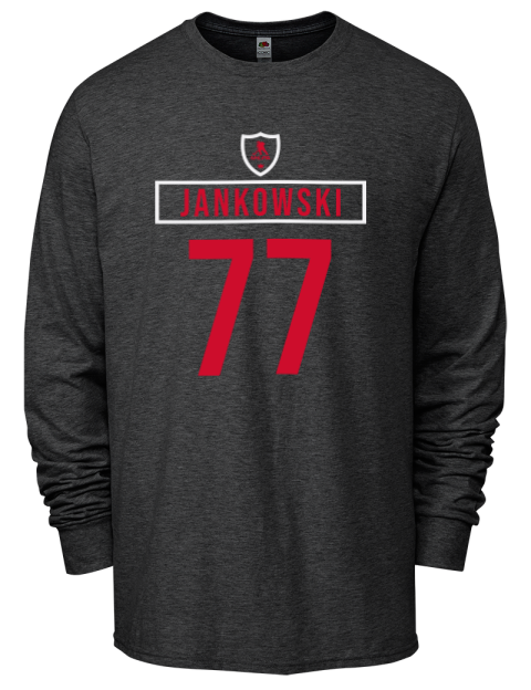 Home Jersey Mark Jankowski Men's Long-Sleeve T-Shirt | Swagsta