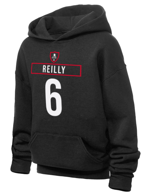 Away Jersey Mike Reilly Youth Hooded Sweatshirt | Swagsta