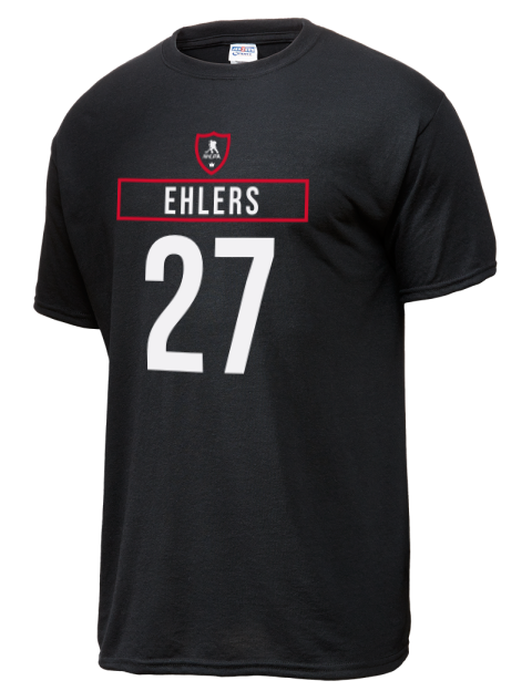 Away Jersey Nikolaj Ehlers Dri-Power Unisex T-Shirt | Swagsta
