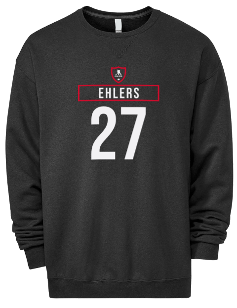 Away Jersey Nikolaj Ehlers Premium Unisex Crewneck Sweatshirt | Swagsta