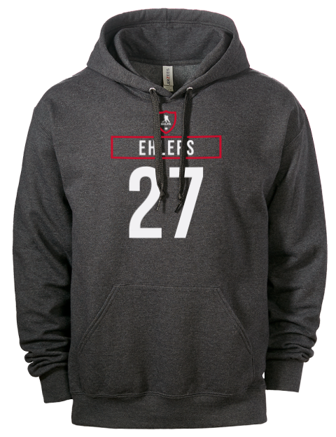 Away Jersey Nikolaj Ehlers Eco Premium Unisex Hooded Sweatshirt | Swagsta