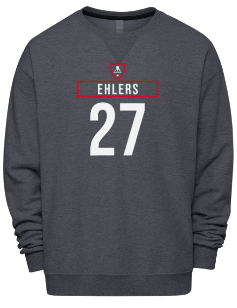 Away Jersey Nikolaj Ehlers Premium Unisex Crewneck Sweatshirt | Swagsta