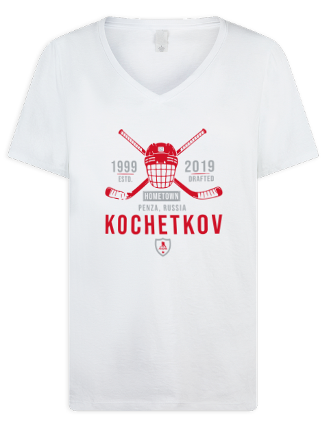 Classic Heritage Pyotr Kochetkov Premium Ladies V-Neck T-Shirt | Swagsta